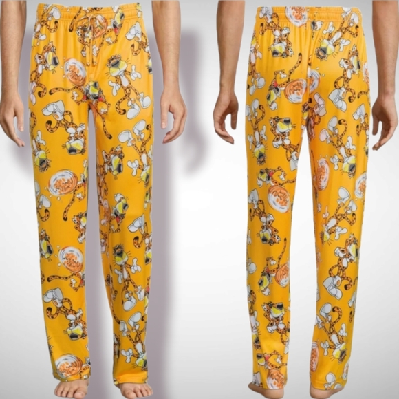 NWT Men's Chester Cheetah Cheetos Pajama Pants XL - Picture 2 of 5